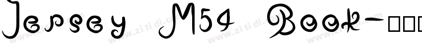 Jersey M54 Book字体转换